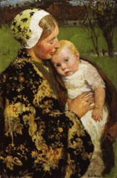 Gari-Julius Melchers Motherhood oil painting image